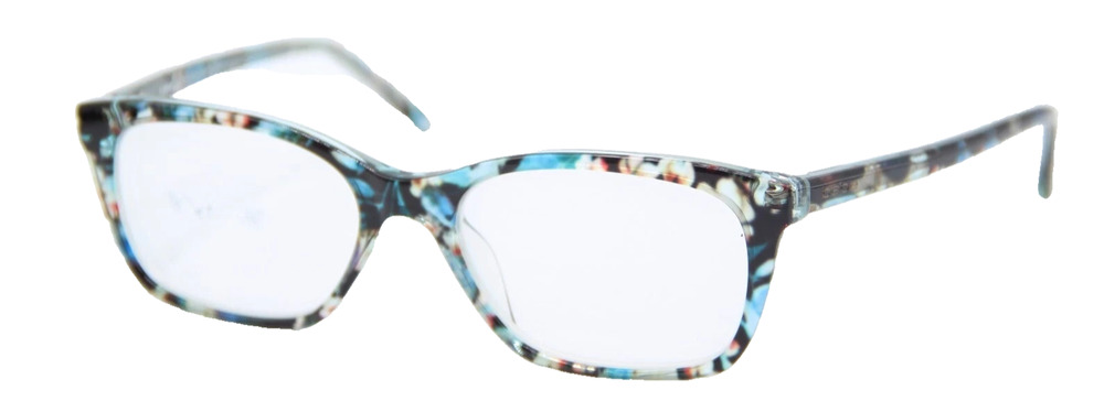 BEBE BB5145 400 BLUE FLORAL EYEGLASSES FRAMES 53-17-135 RX READY